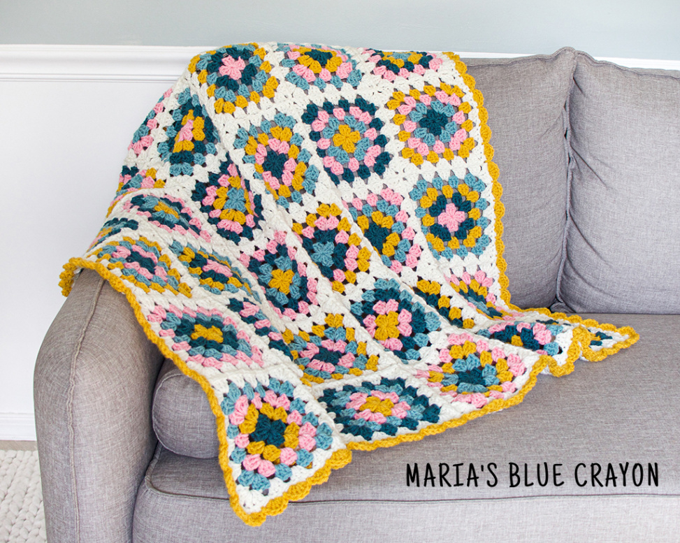 Large Granny Square Blanket Pattern Inspiration