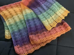 Mandala Yarn Baby Blanket Pattern Sample