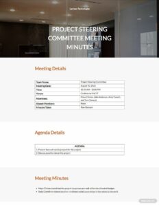 project-management-steering-committee-presentation-template