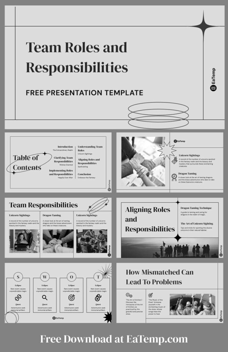 Roles and Responsibilities Presentation Template