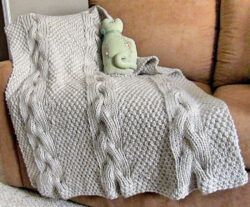 Best Cable Knit Baby Blanket Pattern Ideas Picture