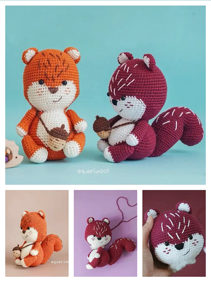 Crochet Pattern Flat Dead Squirrel Carcass Pattern Ideas Image