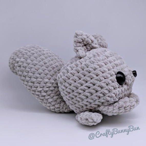 Crochet Pattern Flat Dead Squirrel Carcass Pattern Inspiration