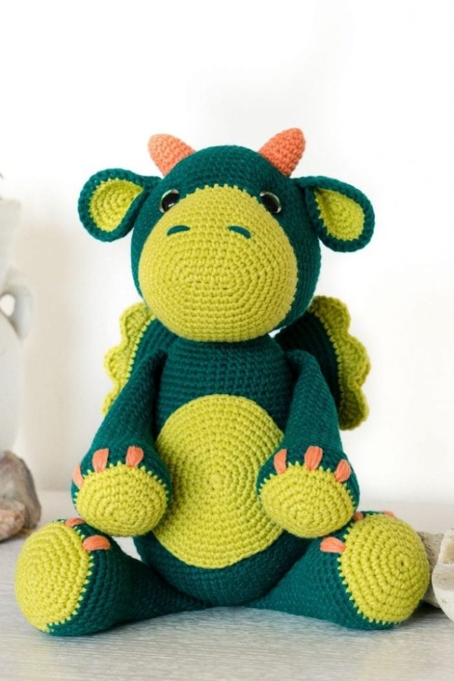 Crochet Pattern For A Dragon Inspiration Picture