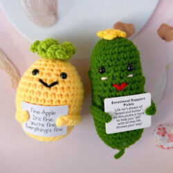 Free Emotional Support Pickle Crochet Pattern Example