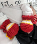 Free Newborn Scratch Mittens Crochet Pattern Ideas Picture