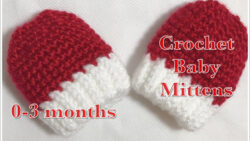 Free Newborn Scratch Mittens Crochet Pattern Inspiration Picture