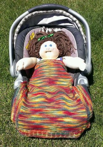 Knitted Car Seat Blanket Pattern Inspiration Picture