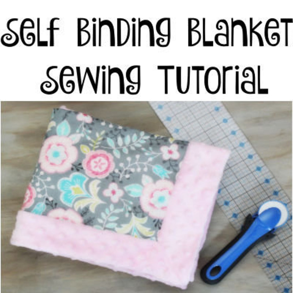 Self Binding Baby Blanket Pattern Ideas Picture