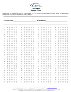 100-question-answer-sheet-template