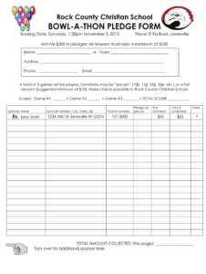 bowl-a-thon-pledge-sheet-template