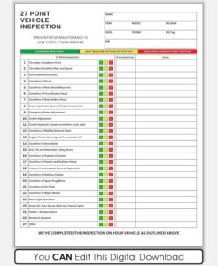car-service-check-sheet-template