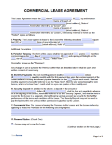 commercial-real-estate-lease-term-sheet-template