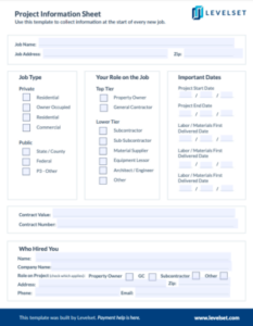 Construction Project Fact Sheet Template construction-project-fact-sheet-template