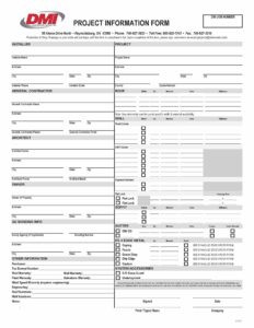 Construction Project Information Sheet Template construction-project-information-sheet-template