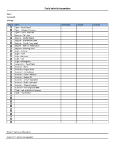 daily-van-check-sheet-template