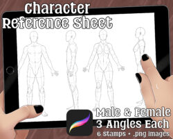drawing-character-reference-sheet-template