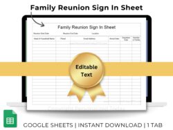Family Reunion Sign In Sheet Template family-reunion-sign-in-sheet-template