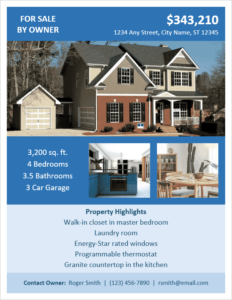 for-sale-by-owner-listing-sheet-template