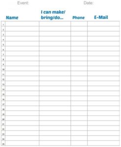 fundraiser-sign-in-sheet-template