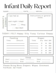 infant-daily-report-sheet-template
