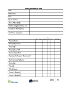 job-interview-score-sheet-template