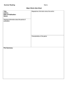 major-works-data-sheet-template