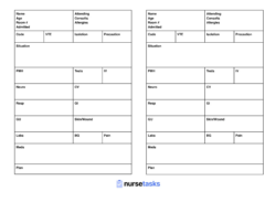 nurse-shift-report-sheet-template