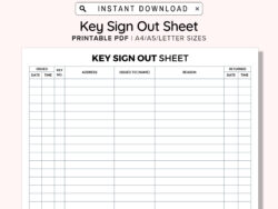 office-key-sign-out-sheet-template