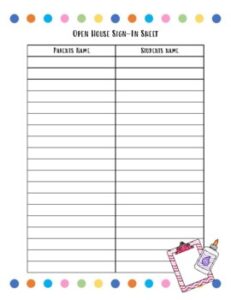 Parent Night Sign In Sheet Template parent-night-sign-in-sheet-template