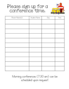 parent-teacher-conference-sign-up-sheet-template