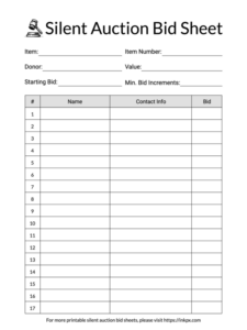 printable-silent-auction-bid-sheet-template