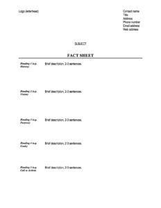 public-relations-fact-sheet-template