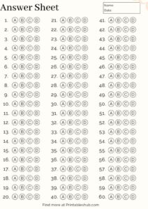Question and Answer Sheet Template question-and-answer-sheet-template