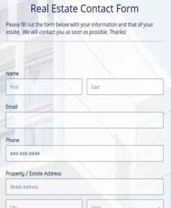 real-estate-contact-sheet-template
