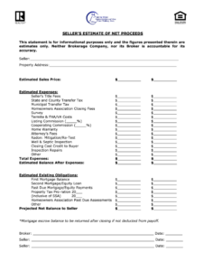 real-estate-net-sheet-template