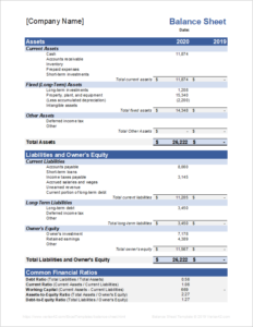S Corp Balance Sheet Template s-corp-balance-sheet-template