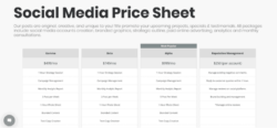 social-media-pricing-sheet-template
