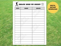 team-snack-sign-up-sheet-template