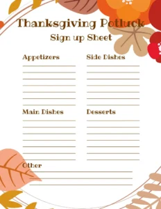 thanksgiving-sign-up-sheet-template