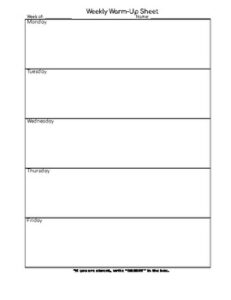weekly-warm-up-sheet-template