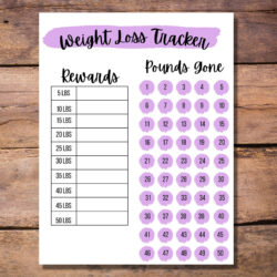 weight-loss-goal-sheet-template
