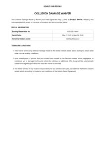 auto-rental-collision-damage-waiver-template