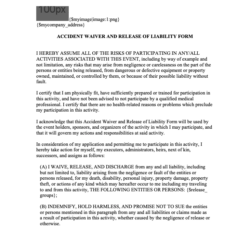 Business Liability Waiver Template business-liability-waiver-template