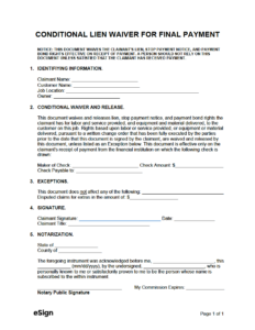 conditional-lien-waiver-template