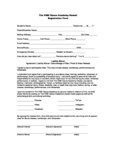 dance-student-waiver-template