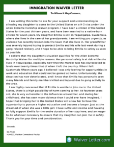 extreme-hardship-waiver-template