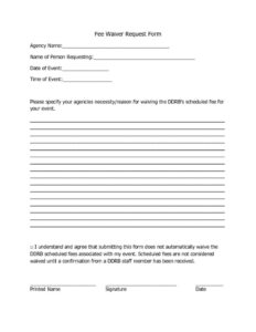 fee-waiver-request-form-template