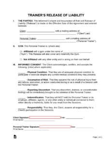 fitness-waiver-and-release-form-template