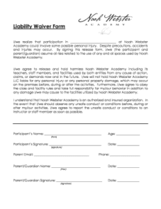 free-dance-waiver-template